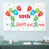 Harttransplantatie Jubileum  partij Spandoek (Beurs)