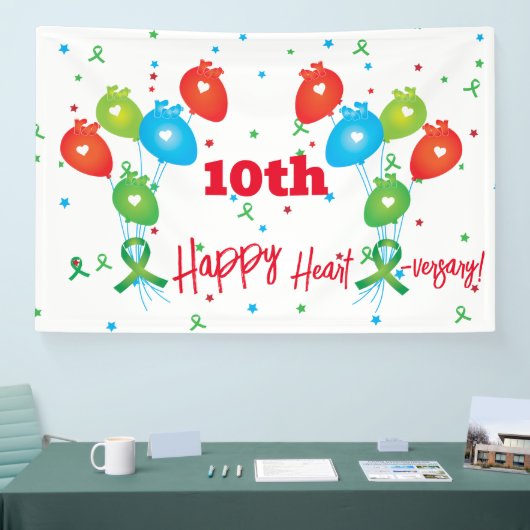 Harttransplantatie Jubileum  partij Spandoek (Beurs)