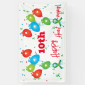 Harttransplantatie Jubileum partij Spandoek (Verticaal)