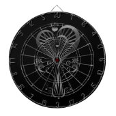 Hartventilator - Zilver Dartbord (Voorkant)