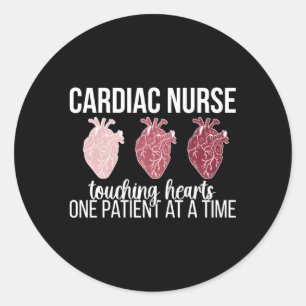 hartverpleegkundige cardiologie hartverpleegkundig ronde sticker