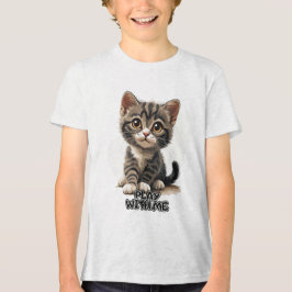 Hartversmeltend Kitten Tri-Blend Shirt