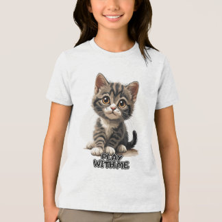 Hartversmeltend Kitten Tri-Blend Shirt