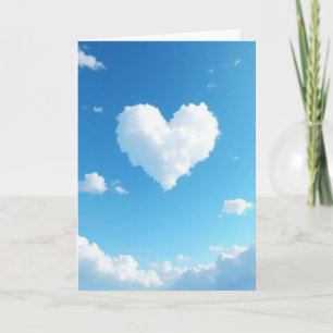 Hartverwante Wolkenlucht Liefdeskaart Kaart