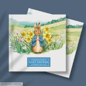 Hartverwarmend Peter Rabbit Baby shower gastenboek