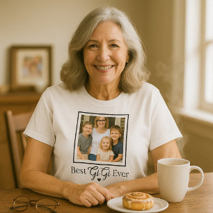 Hartverwarmende Beste GiGi Ooit Oma Waarderingsfot T-shirt