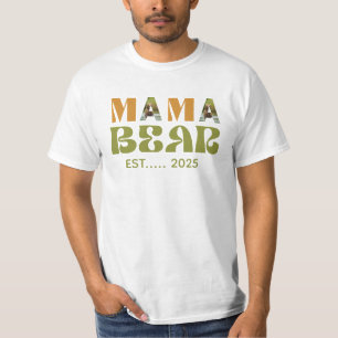Hartverwarmende Illustratie van Mama Beer T-shirt