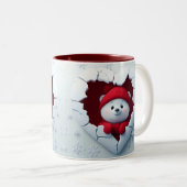 Hartverwarmende vakantie Beer Mok (Voorkant rechts)