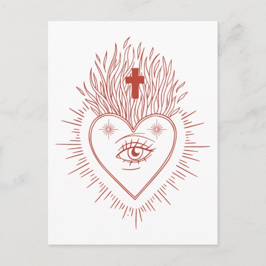 Hartvlam Briefkaart (Voorkant)