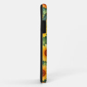 Hartvorm en zonnebloemen Case-Mate iPhone case (Achterkant/rechts)