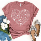 Hartvorm Flower Tshirt