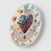 Hartvorm Hete Luchtballon Grote Klok (Hoek)