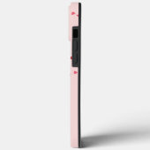 hartvorm roze en rood hart Case-Mate iPhone case (Achterkant / Links)