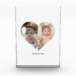 Hartvormig 2 foto collage