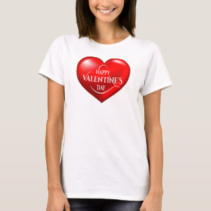 Hartvormig 3d rood liefdessymbool-50420 t-shirt