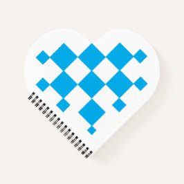 hartvormig geometrisch Notitieboek