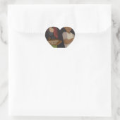 Hartvormig Hart Sticker (Tas)