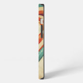 hartvormig retro iPhone hoesje (Linkerkant)