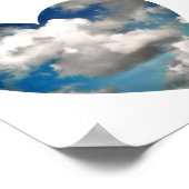 hartvormig skyscape poster (Hoek)