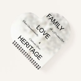 hartvormig spiraalgebonden journaal notitieboek