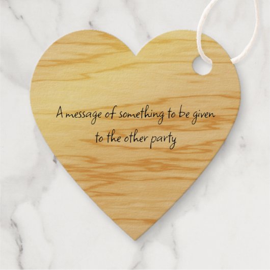 Hartvormige bedankt in 6 talen bedankjes labels (Achterkant)