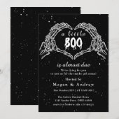 hartvormige benige handen Party Halloween Kaart (Voorkant / Achterkant)