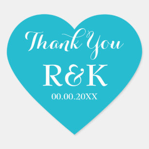 Hartvormige bruiloft envelop afdichtingen gunst st hart sticker