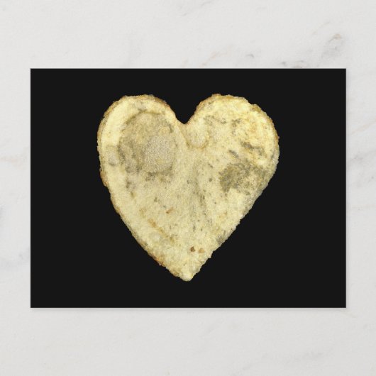 Hartvormige chips briefkaart (Voorkant)