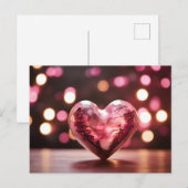 Hartvormige Container Met Bomen Erin Briefkaart (Voorkant / Achterkant)