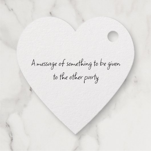 Hartvormige dank u in 8 talen Folie Label (Achterkant)