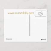 hartvormige maankaart briefkaart (Achterkant)