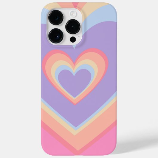 hartvormige regenboog Case-Mate iPhone case (Achterkant)