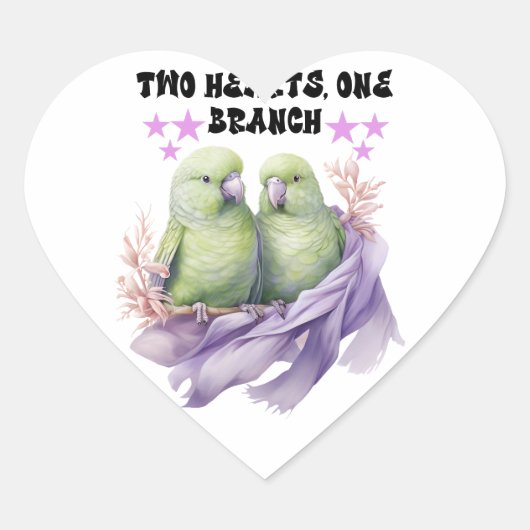 hartvormige sticker (Voorkant)