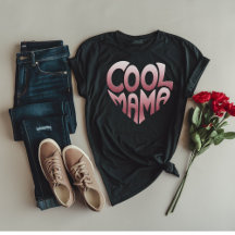 Hartvormige typografie: COOL MAMA