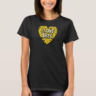Hartvormige vleermuisliefde voor vleermuis 1 t-shirt