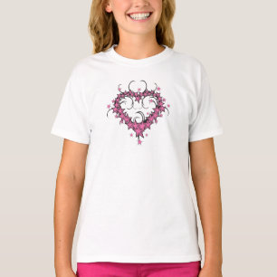 hartvormsterren tattoo ontwerp t-shirt