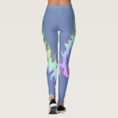 Hartvuur : Leggings: Periwinkle Rainbow Leggings (Achterkant)