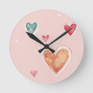 Hartwandklok Ronde Klok