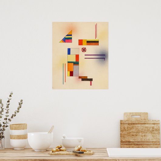 Hartweich, Hard Soft van Wassily Kandinsky Poster (Keuken)