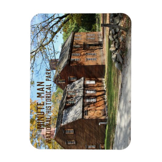 Hartwell Tavern, Minute Man National Hist. Park Magneet (Verticaal)