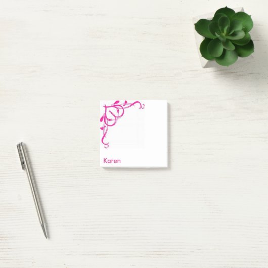 Hartwervel gepersonaliseerd - post-it® notes (Kantoor)