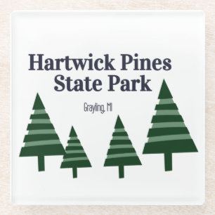 Hartwick Pines Glass Onderzetter Glazen Onderzetter