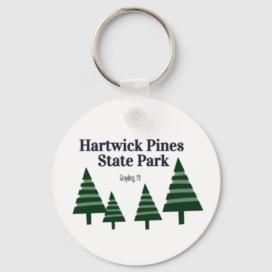 Hartwick Pines State Park Sleutelhanger (Voorkant)