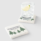 Hartwick Pines State Park Stone Onderzetter (Zijkant)