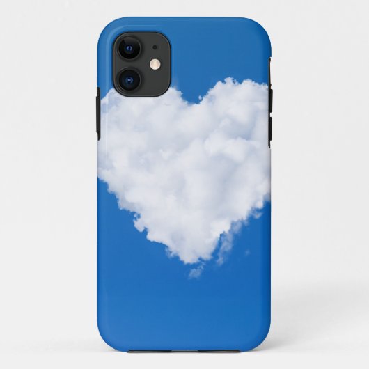 Hartwolk in de blauwe lucht Case-Mate iPhone case (Achterkant)