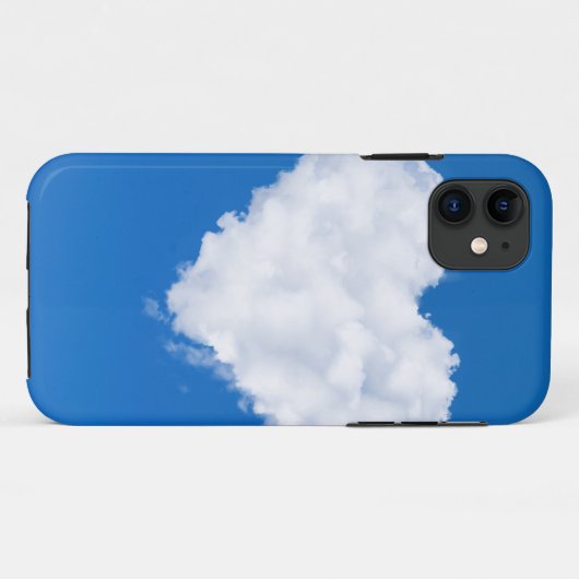 Hartwolk in de blauwe lucht Case-Mate iPhone case (Achterkant (horizontaal))