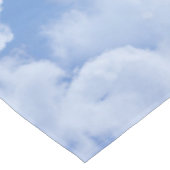 Hartwolk Lucht Lief Moderne Schattig Lichtblauw Me Tafelkleed (Gekanteld)