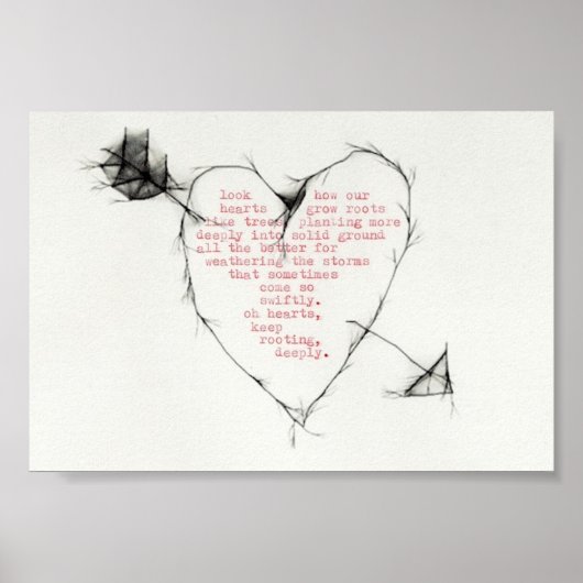 "hartwortels" poster (Voorkant)