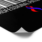 Hartziekte overlevende patiënt CHD-krijger Poster (Hoek)