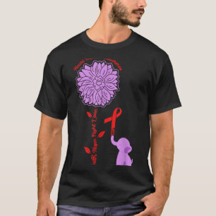 Hartziektebewustzijn Geloof Hoop Strijd Liefde Kaa T-shirt